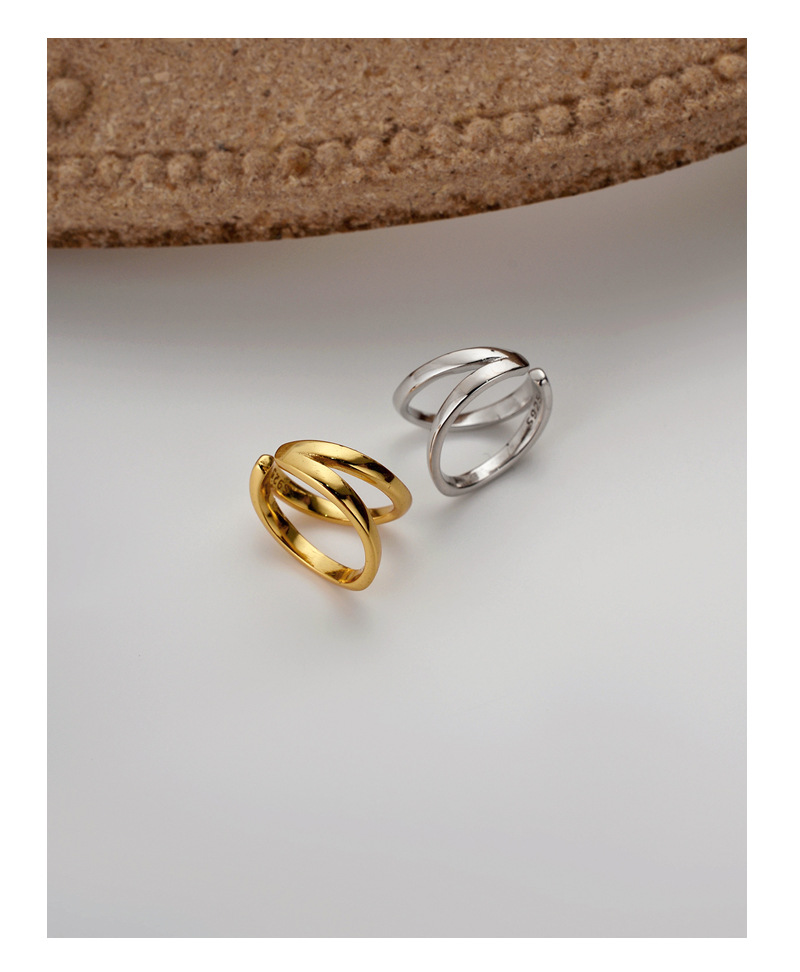 1 Piece Quantity Holiday, Daily Occasion 925 Sterling Silver Material 1 Piece 925 Sterling Silver Lines Ear Cuffs