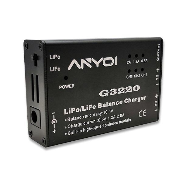 LiPo/LiFe电池 精密型 金属外壳 智能平衡充电器 G3220 ANYQI