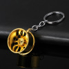 Modified transport, keychain with accessories, wheel, hub, metal pendant, Birthday gift