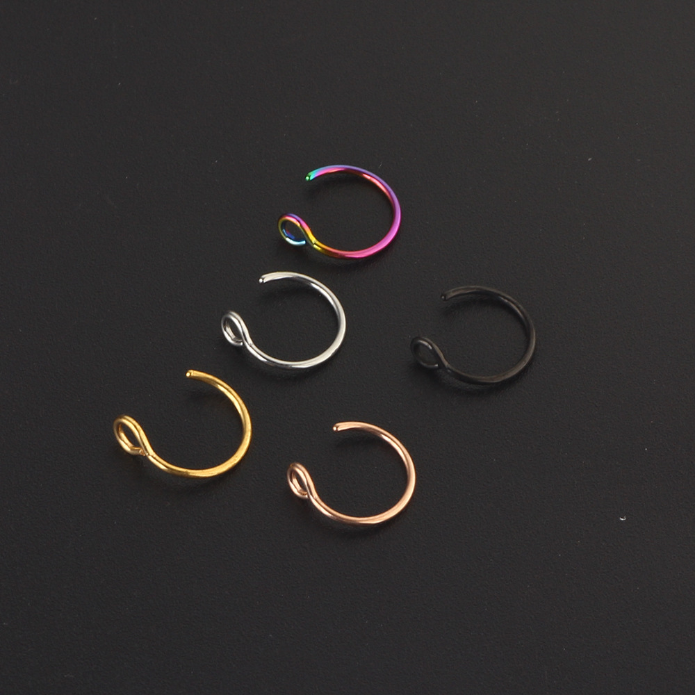Labret piercing jewelry detail image