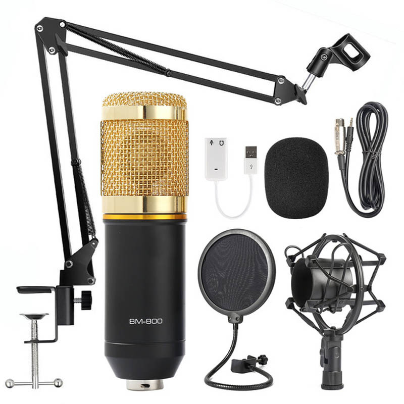 BM-800 computer K song wired microphone...
