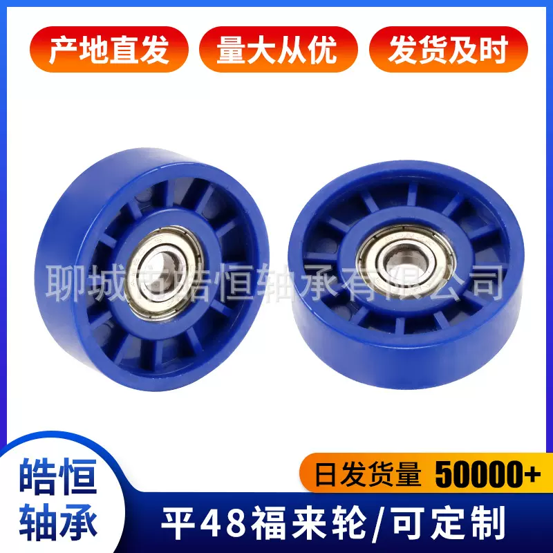 非标加 工Φ48福来轮 输送设备冲压福来轮 流利条福来轮导向滚筒