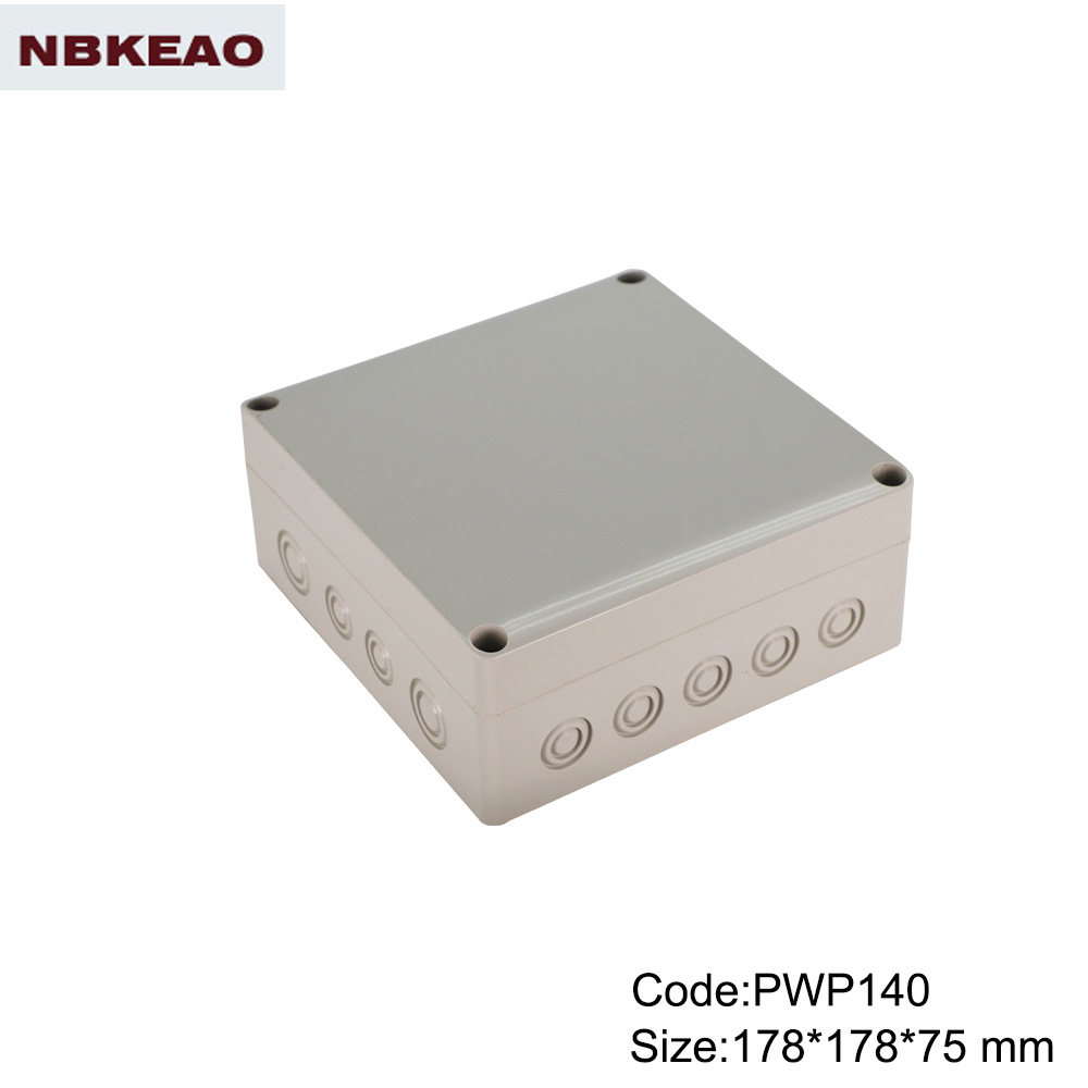 178*178*75 塑料防水盒 防水接线盒 塑料外壳 塑料壳体 PWP140