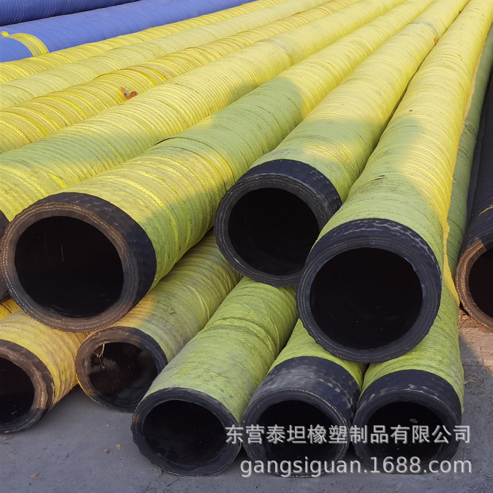 厂家直供吸粮机专用吸粮胶管 黑胶管 钢丝缠绕橡胶软管