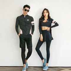 South Korea's new diving suit split jellyfish suit snorkeling surfing swimsuit long-sleeved sun protection quick-drying beach vacation couple