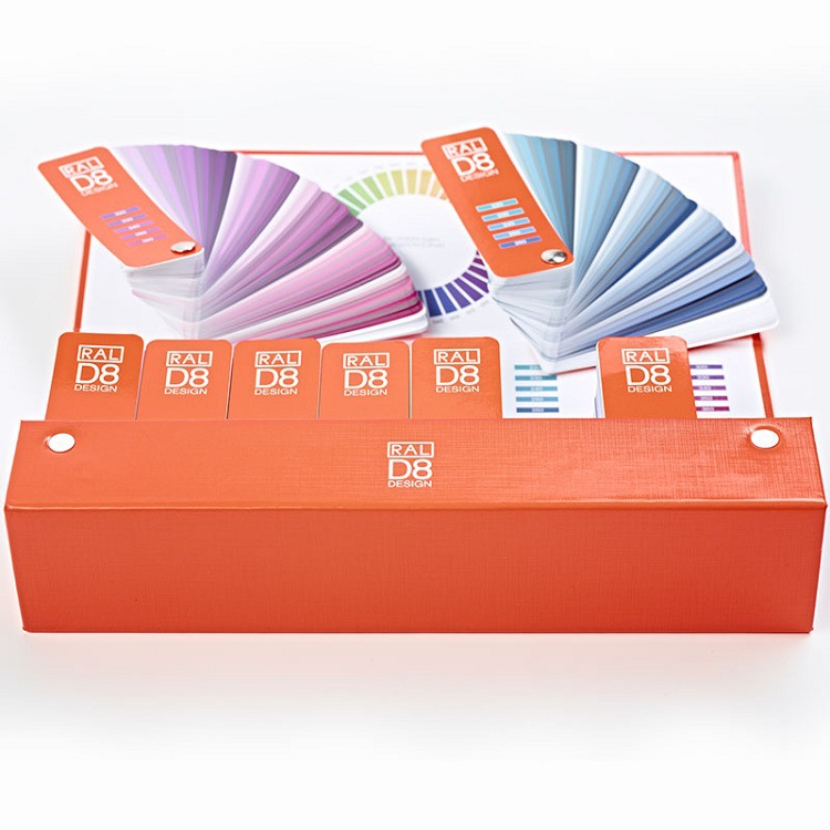 劳尔设计师版RAL-D8色卡对色打样国际标准通用色标卡油漆高光汽车