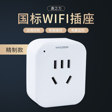 国标WIFI插座精制款 手机APP一键远程操控  pc+abs阻燃材质