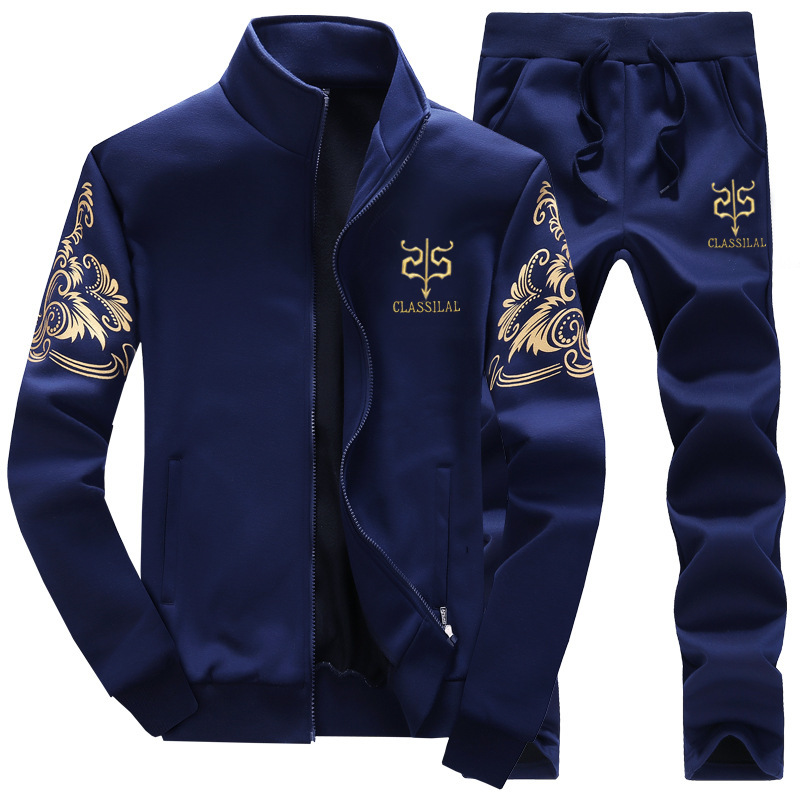 Herenkleding Lente heren sportpak casual lange mouwen honkbaljack middelbare school student mannelijke fitness sweatshirt heren sweatshirt nu_voghion.com