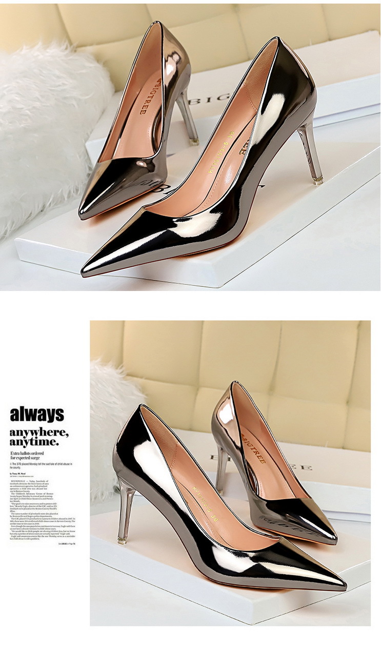 Women's Elegant Solid Color Point Toe Pumps display picture 1