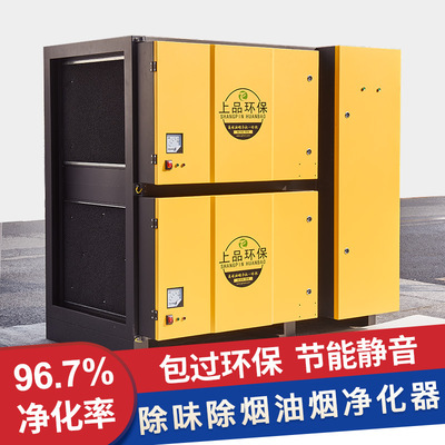 厨房油烟净化器UV除烟除味低空油烟净化器餐饮商用油雾净化设备
