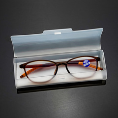 Polycarbonate Semi-transparent Lens Case, Frosted Waterdrop-shaped Myopia Glasses Case, Reading Glasses Case Manufacturer and Sales