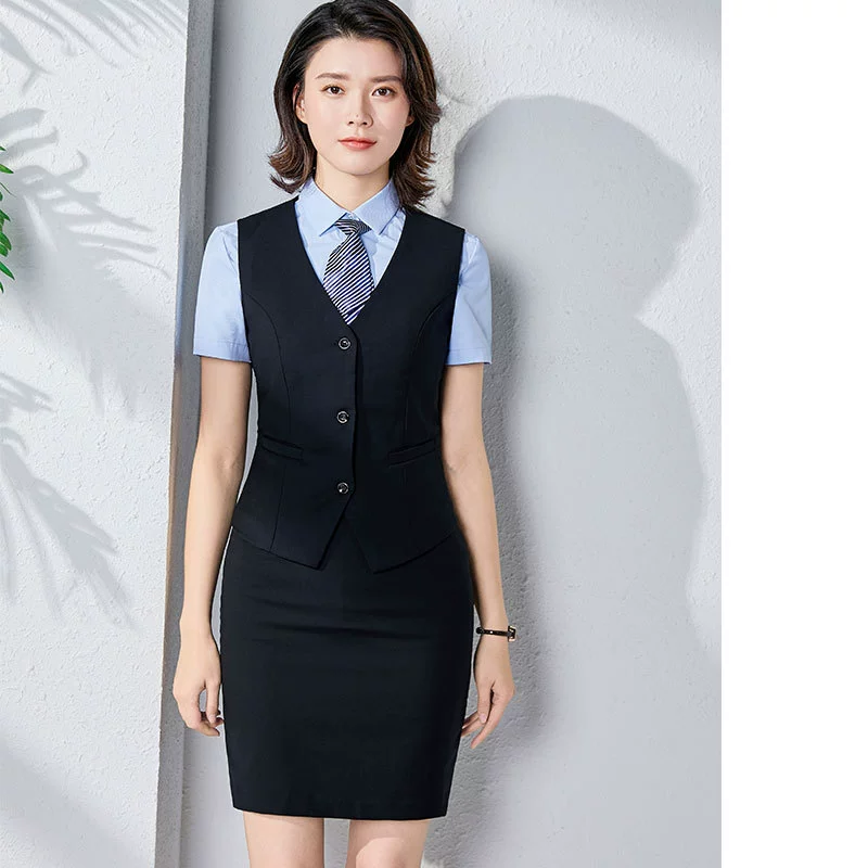 Классический пиджак-костюм, жилет, комплект для офиса, топ, осень, slim fit