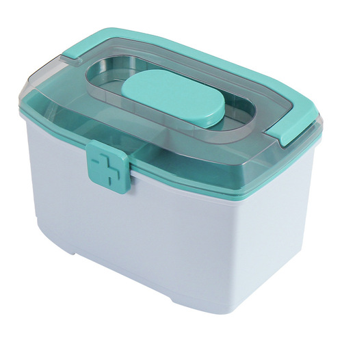 Home portable small medicine box to store medicines dustproof portable medicine box with compartments outdoor student medicine box wholesale