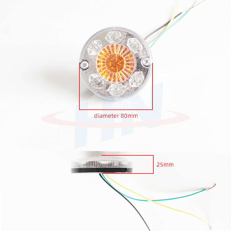 General 12V24V camión piezas de automóviles remolque vehículo de ingeniería luz lateral parpadeante luz de ancho
