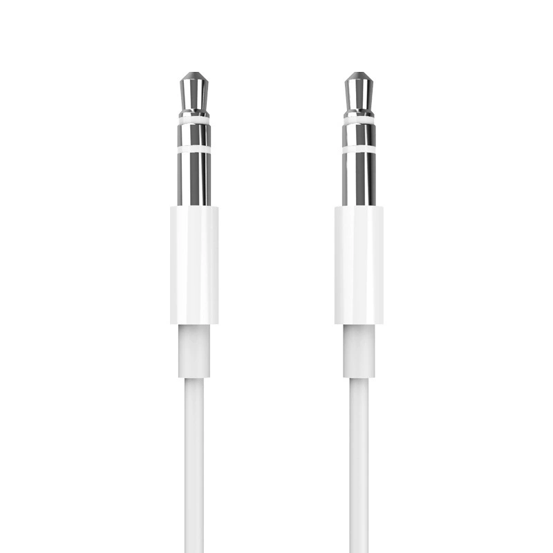 AUX audio cable mobile phone suitable for Apple audio cable 4 section 4 core car connection line straight head 3.5mm public