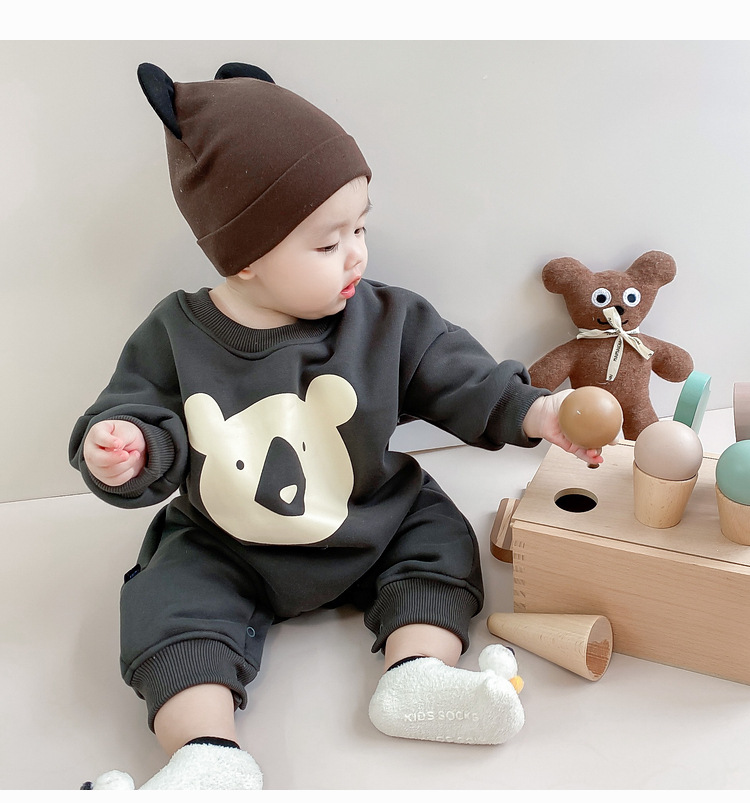 Warmer Baby-strampler Aus Baumwolle Für Herbst Und Winter_voghion.com