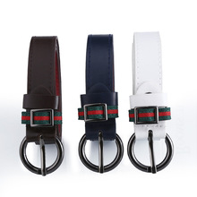 2021夏季潮流合金针扣休闲时尚PU女皮带厂家批发女士腰带裤带通勤