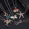 Autumn and winter Korean Edition Simplicity Necklace sweater chain have more cash than can be accounted for Pendant fashion temperament clothes Accessories Pendant decorate Necklace