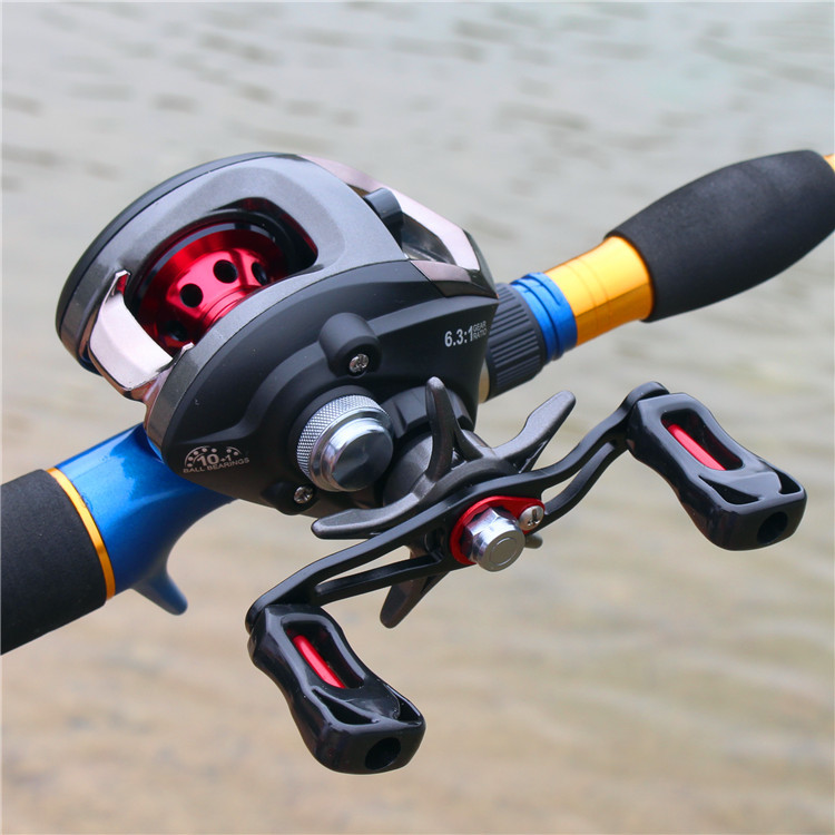 漁千尋全金屬路亞輪左右手11軸水滴輪磁力刹車路亞槍柄魚線輪漁具