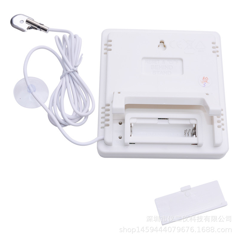 室内外温度3显示温湿度计HTC-2高精度电子温度计带温度传感器