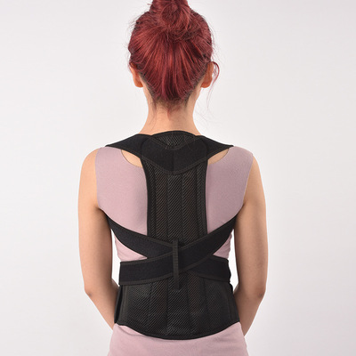 厂家批发驼背纠正带肩背纠正学生坐姿固定器身姿挺拔透气舒适|ru