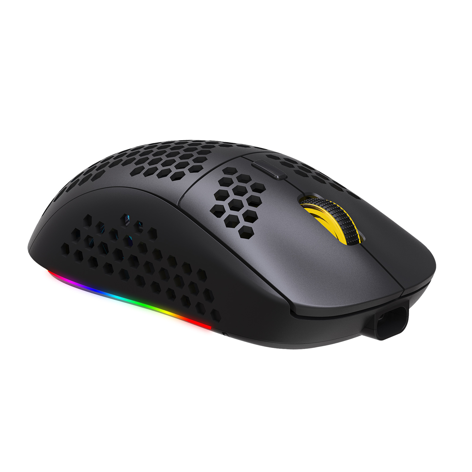 New 2.4G RGB Glow Wireless Gaming TYPE-C Charging Mouse 750mAh_voghion.com