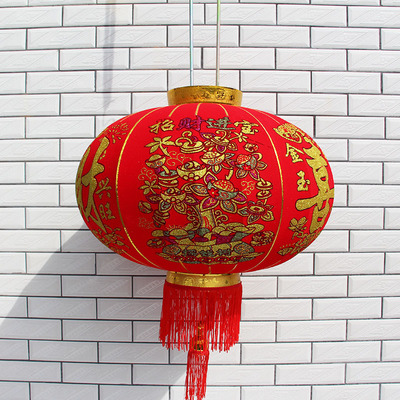 Manufactor Direct selling wholesale Spring Festival high-grade Flocking cloth Phnom Penh Raise the Red Lantern marry Wedding celebration Spring Festival Chinese New Year Lanterns