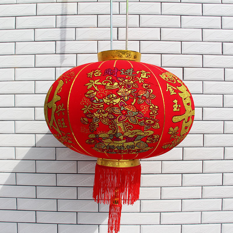 Manufactor Direct selling wholesale Spring Festival high-grade Flocking cloth Phnom Penh Raise the Red Lantern marry Wedding celebration Spring Festival Chinese New Year Lanterns