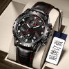 Men's fashionable sports mechanical mechanical watch, quartz belt, fully automatic