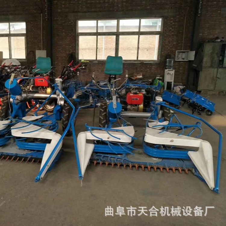 玉米秸秆收割打捆割晒机 低耗能操作简单乘坐式小型收割机