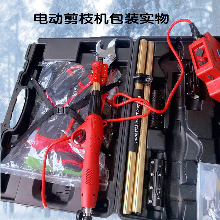 无线锂电池修枝剪 农业果园枯枝杂叶修剪工具 手持电动剪树机