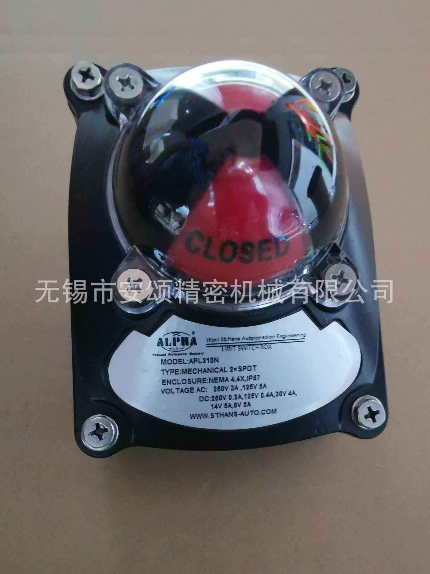 ALPHA 气动执行器专用 原装阀门限位开关 APL-210N 信号回讯器-阿里巴巴