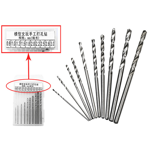 Hand-twisted drill, hand-made straight-handled twist drill, core carving, walnut amber punching drill, reaming, hand-made punching tool