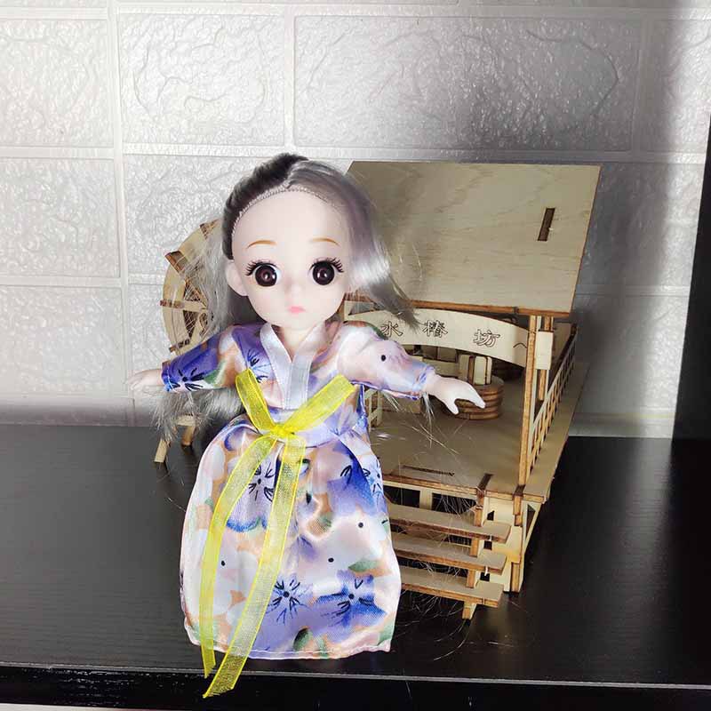 厂家古装换装13关节娃娃 15cm洋娃娃 女孩随手礼bjd12分可爱娃娃