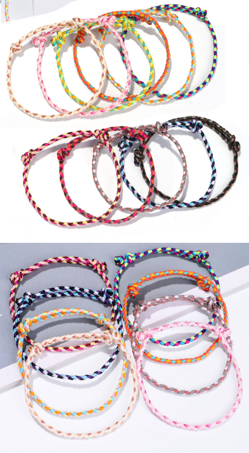 Fashion Colorful Cotton Knitting Women's Bracelets display picture 3