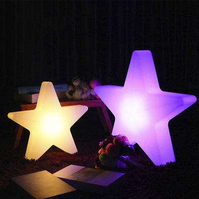 led Pentagram lights Colorful luminescence remote control Hanging hold outdoors waterproof festival decorate star