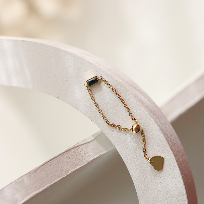 12g Weight PVD Coated Gold Plating Process Real Gold Plated Plating Material 18K Gold Plating Color 304 Stainless Steel Material Fashion Style Waterproof Non Tarnish Craft Red, Green, Black Color PVD Coated Real Gold Plated 18K Gold 304 Stainless Steel Fashion Waterproof Non Tarnish 13