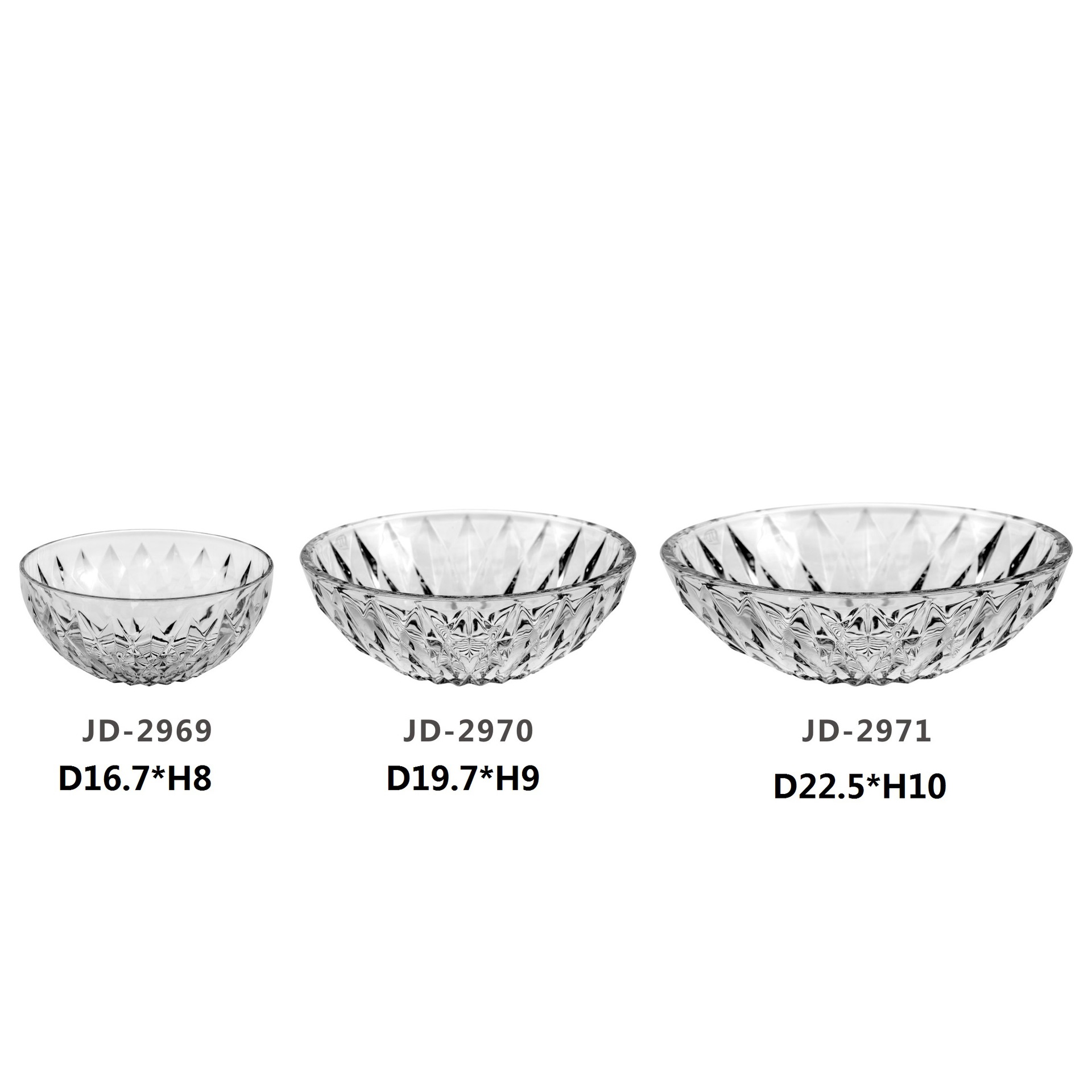 JD-2969、JD-2970、JD-2971（沙拉碗）