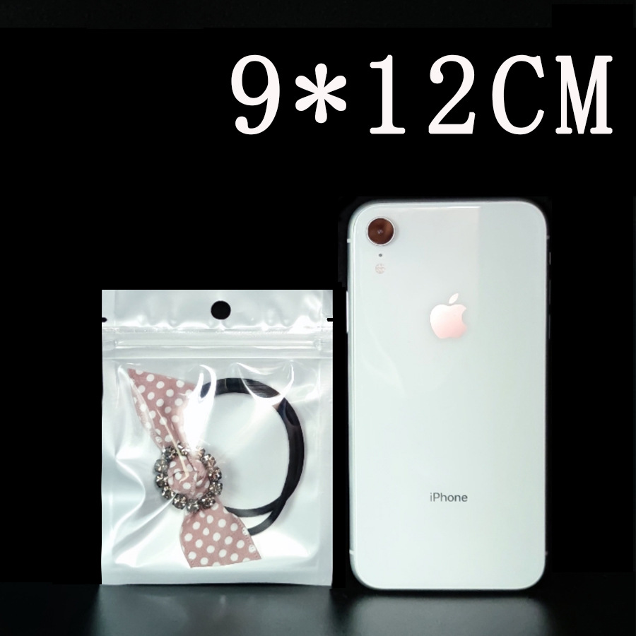 Ziplock bolsa de película de perlas yin y yang bolsa de hueso bolsa de plástico translúcido máscara bolsa de embalaje bolsa de cremallera sellada impresión