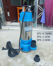 出口型SPS多级潜水泵304不锈钢清水泵单三相抽水泵高扬程潜水电泵
