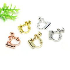 Earring Hooks with Screw Back, Universal Earring Clips, DIY Earring Accessories, Spiral Earring Converter