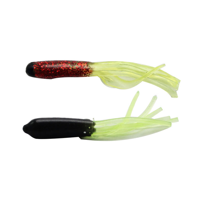 Soft Tube Jig Soft Baits Fresh Water Bass Swimbait Tackle Gear