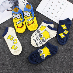 Hottest Trendy Ship Socks for Spring and Summer, Cute Cartoon Anime Letter Invisible Cotton Socks for Men and Women