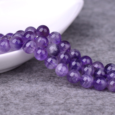 On behalf of Manufactor natural Dream Amethyst loose beads Partially Prepared Products Cross border men and women crystal Jewelry