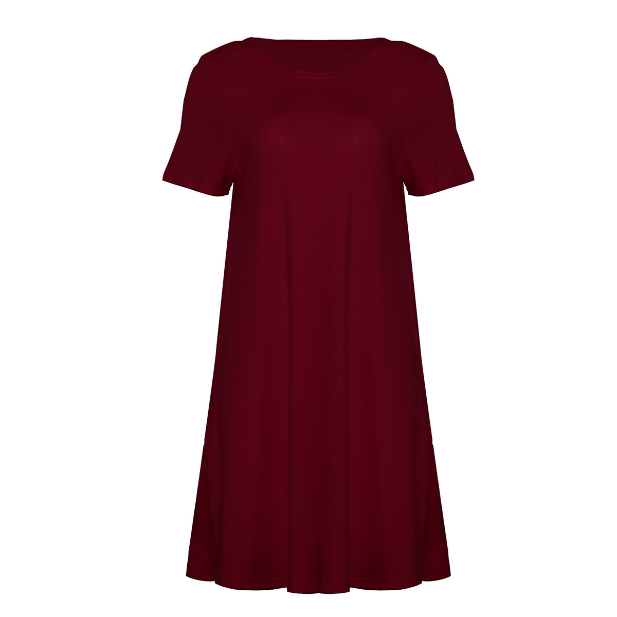 Women Clothing Summer Short Sleeve Pocket Dress 9 Women Clothing Summer Short Sleeve Pocket Dress