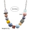 Cute acrylic beads, necklace, accessory, internet celebrity, suitable for import, 2020