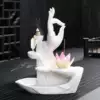Белый фарфор, Большая «Будда-рука» (розовый цветок)