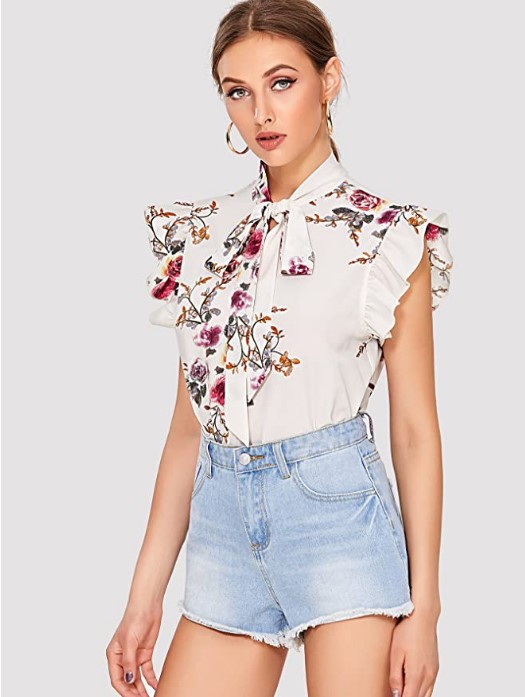 Chemisier en Mousseline de soie - Ref 3429312 Image 10