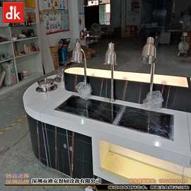 自助餐柜报价及效果图片    自助餐厅设计装横	酒店自助餐台项目