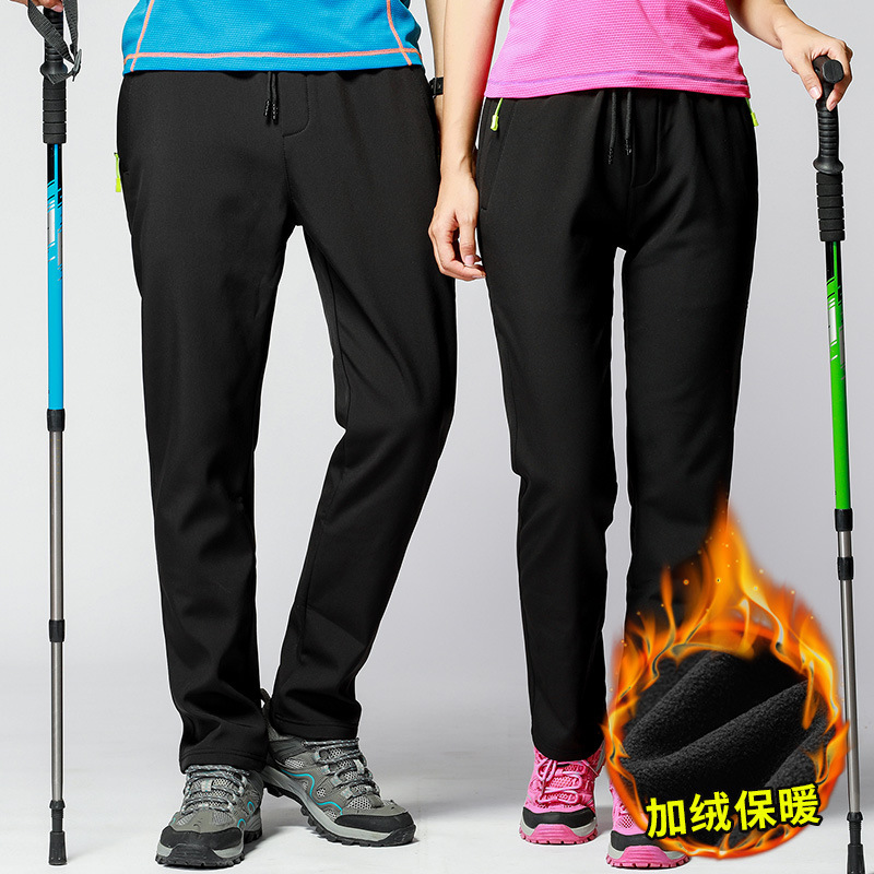 Popular Assault Pants for Men in Autumn and Winter Waterproof Breathable Warm Ski Pants for Women Outdoor Thickeneded Couple Soft Shell Pants Wholesale Popular Assault Pants for Men in Autumn and Winter Waterproof Breathable Warm Ski Pants for Women Outdoor Thickeneded Couple Soft Shell Pants Wholesale